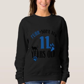 11:e födelsedagen 11 år gammal Cat Mamma Cat Lover T Shirt