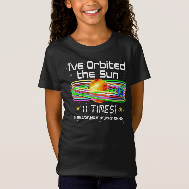 11:e födelsedagen! 11:e omgången Sol! Gift T-Shirt (Framsida)