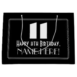 11:e födelsedagen ~ Art Deco Inspired Titta "11" +