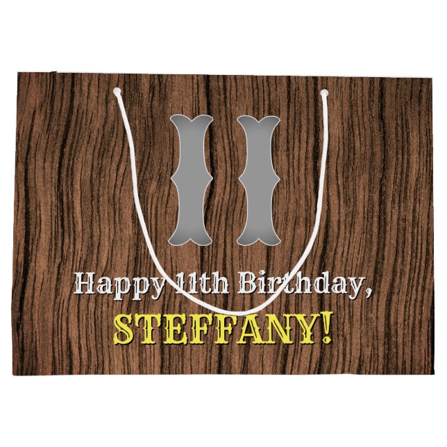 11:e födelsedagen: Land Western Inspired Titta, Na (Baksidan)