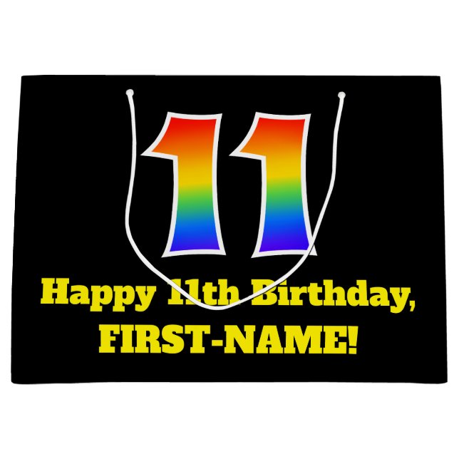 11:e födelsedagen ~ Roligt, färglös, vibrant, regn (Framsidan)