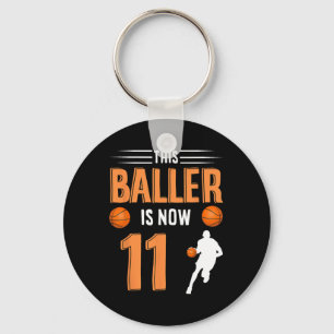 11:e födelsedagsbasket - den här bollen är nu 11 nyckelring