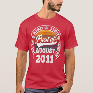 11:e födelsedagserbjudandet i 11 år i augusti 2011 t shirt