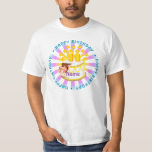 11:e Födelsedagsfesten T-shirts med anpassningsbar