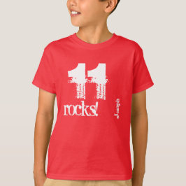 11:e födelsedagsgåva för 11 års gammalt anpassat n tee shirt