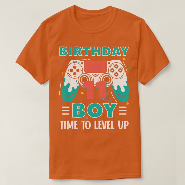 11:e födelsedagsgåva till barn t shirt (Design framsida)