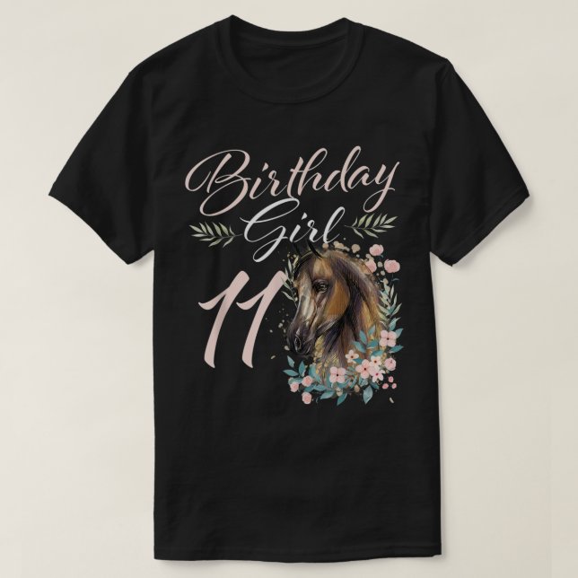 11:e födelsedagshuset, äldre än 11 år gamla dagen  t shirt (Design framsida)