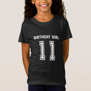 11:e födelsedagskorgen 11 år gammal flicka t shirt