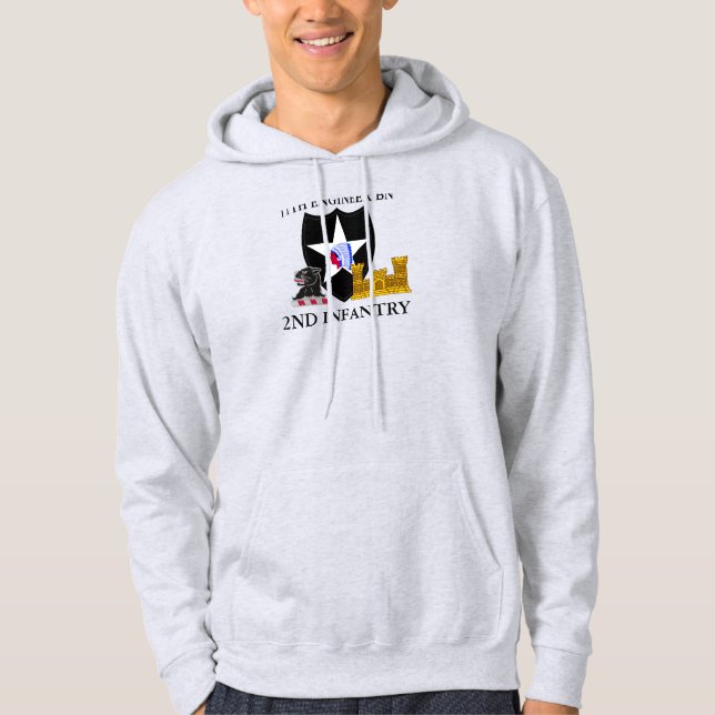 11:E INGENJÖR BN 2:E INFANTERINGEN HOODIE (Framsida)