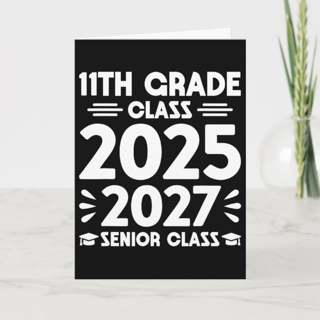 11:e klass Cl 2025 Framtida Senior Cl 2027  Kort (Framsida)