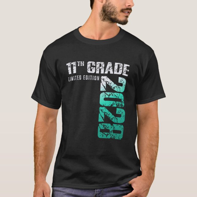 11:e klass klass 2028 skola t shirt (Framsida)