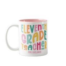 11:e Klass-lärarfärgad retro-text