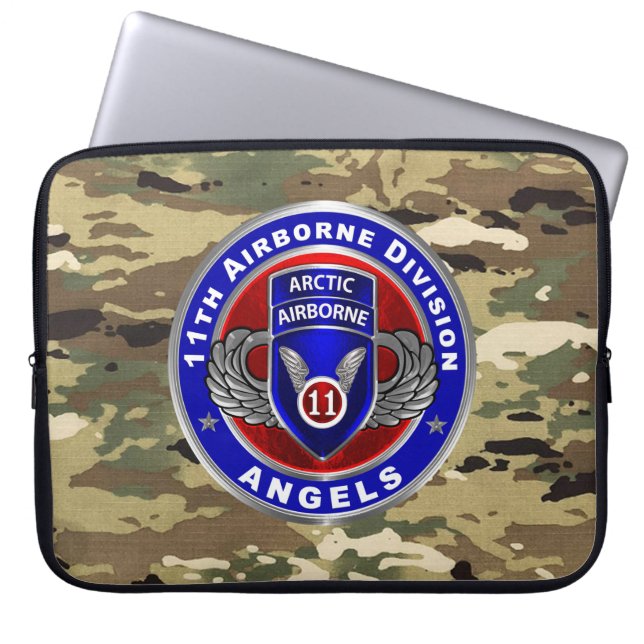 11:e luftburna divisionen laptop fodral (Framsidan)