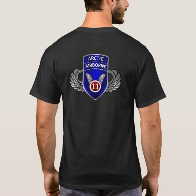 11:e luftburna divisionen   t shirt (Baksida)