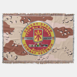 11:e luftvärnsbrigaden Desert Storm-veteran Filt