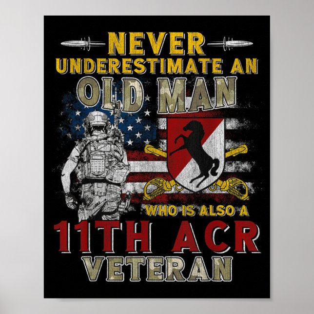 11:e pansarkavalleriregementet Blackhorse Regiment Poster (Framsidan)