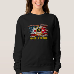 11:e signalbrigaarméns signalstyrka Amerikanska Fl T Shirt
