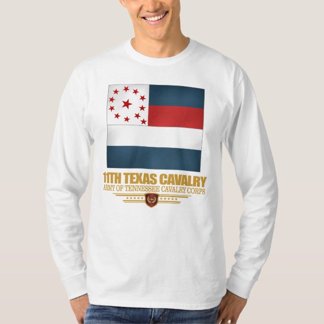 11:e Texas Cavalry T Shirt (Framsida)