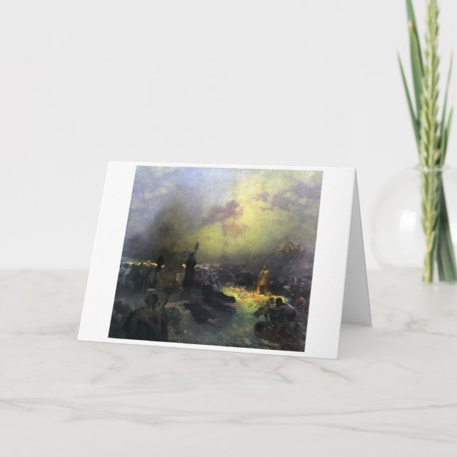 #11 Efter slaget vid Vitkov Backe, Mucha Kort (Framsida)