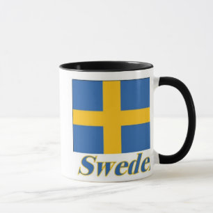 11 flagga för uns-Ringermugg/sverige Mugg