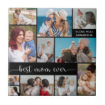 11 Foto Collage Bästa Mamma Någonsin  Kakelplatta<br><div class="desc">Skapa Din Egen,  Enkel Mamma Foto Collage. Lägg Till Dina Egna Bilder,  Lägg Till Din Egen Hälsning och Gör Det Till Ditt Eget. Skapa en Personlig Foto Collage för Speciella Tillfällen och Mors Dag.</div>