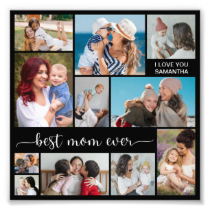 11 Fotocollage Bästa mamma någonsin Foto Förstorin