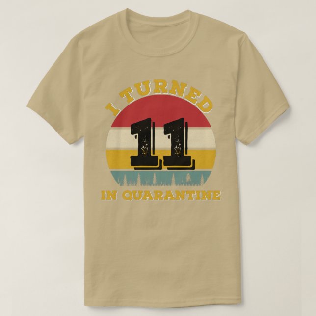 11 i karantän t shirt (Design framsida)