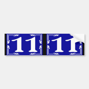 11 Maguire House Numbers Bildekal