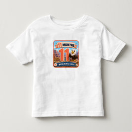 11 Månaders Bebis Milstolpe Utforskare T Shirt