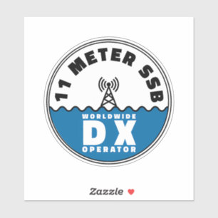 11 Meter SSB CB Radio DX Klistermärken