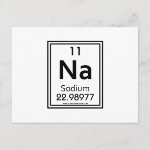11 Natrium Vykort