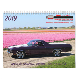 #11 NECOA av Australien, canen, Eur & Mex Kalender