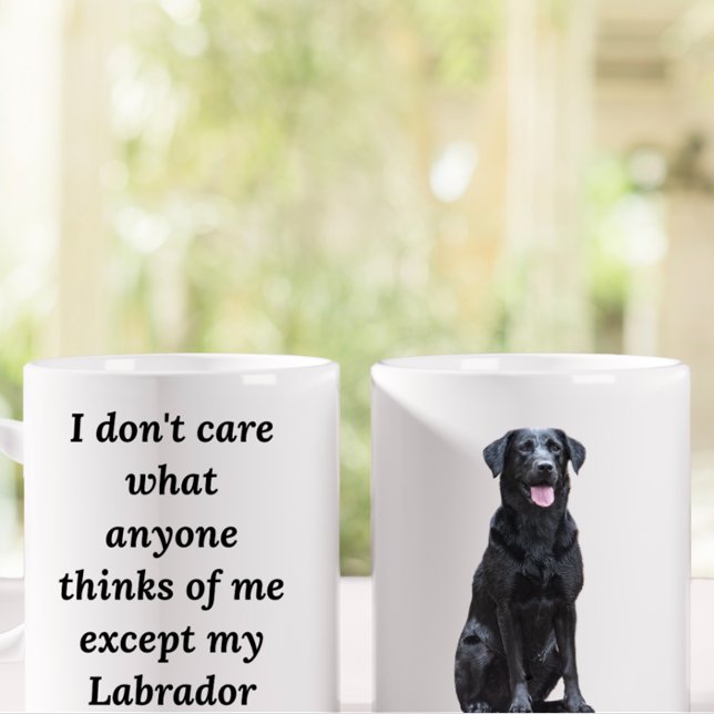 11 oz Black Labrador Retriever Funny Gift Mugg (Skapare uppladdad)