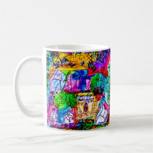 11 OZ—COFFEE MUGG ABSTRAKT COFEE