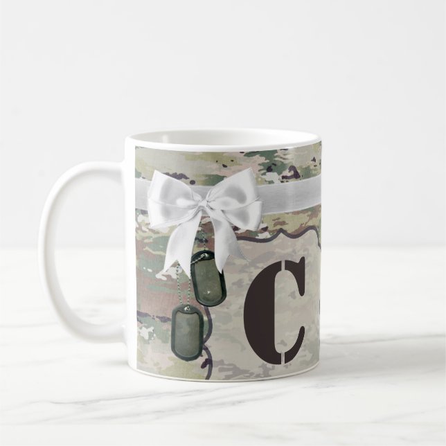 11 Oz. Coffee Mugg Army OCP Camo Uniform Camoflaug (Vänster)