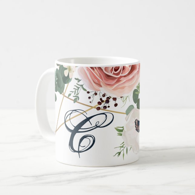 11 Oz. Kaffe Mugg Geometric Garden Ro Anemone (Framsida vänster)