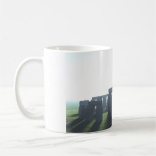 11 oz mugg med "Stonehenge i dimma"-bild