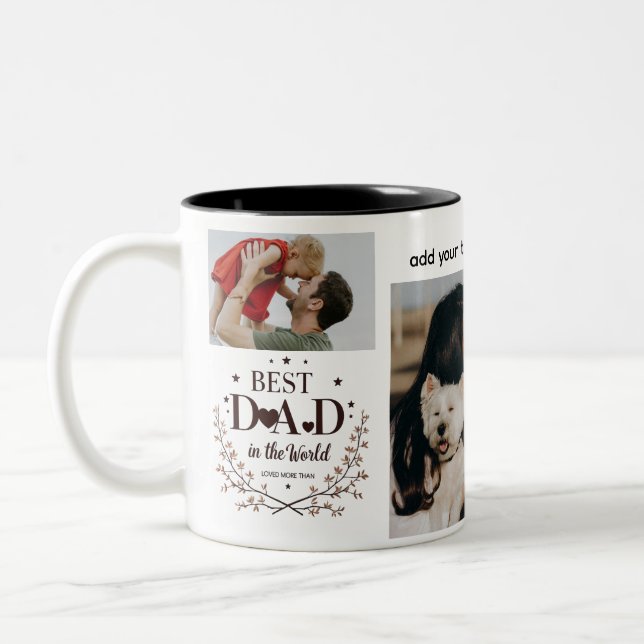 11 oz tvåton Personlig mugg (Vänster)