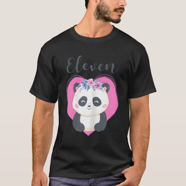 11 Panda Py 11th T Shirt (Framsida)