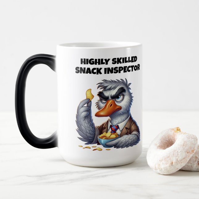 #11 Pappa Kaffemugge Magisk Mugg (Med munk)