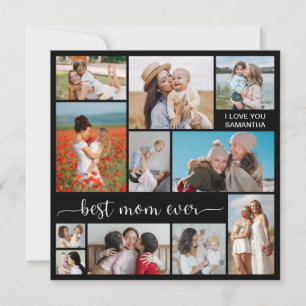 11 Photo Collage Best Mamma någonsin Greeting Card