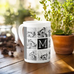 11 Photo Instagram Collage Anpassningsbar Black Mo Benporslin Mugg<br><div class="desc">Svartvitt - Använda upp till 11 kvadratfoton för att skapa en unik och personlig gåva. Eller så kan du behålla hipstervalpen och göra ett trendig till keepy. Om du behöver justera bilder klickar du på verktyg för att anpassa ändringar.</div>