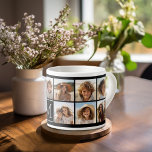 11 Photo Instagram Collage Anpassningsbar Black Mo Espressomugg<br><div class="desc">Svartvitt - Använda upp till 11 kvadratfoton för att skapa en unik och personlig gåva. Eller så kan du behålla hipstervalpen och göra ett trendig till keepy. Om du behöver justera bilder klickar du på verktyg för att anpassa ändringar.</div>