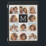 11 Photo Instagram Collage Anpassningsbar Black Mo iPad Air Skydd<br><div class="desc">Svartvitt - Använda upp till 11 kvadratfoton för att skapa en unik och personlig gåva. Eller så kan du behålla hipstervalpen och göra ett trendig till keepy. Om du behöver justera bilder klickar du på verktyg för att anpassa ändringar.</div>