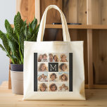 11 Photo Instagram Collage Anpassningsbar Black Mo Tygkasse<br><div class="desc">Svartvitt - Använda upp till 11 kvadratfoton för att skapa en unik och personlig gåva. Eller så kan du behålla hipstervalpen och göra ett trendig till keepy. Om du behöver justera bilder klickar du på verktyg för att anpassa ändringar.</div>