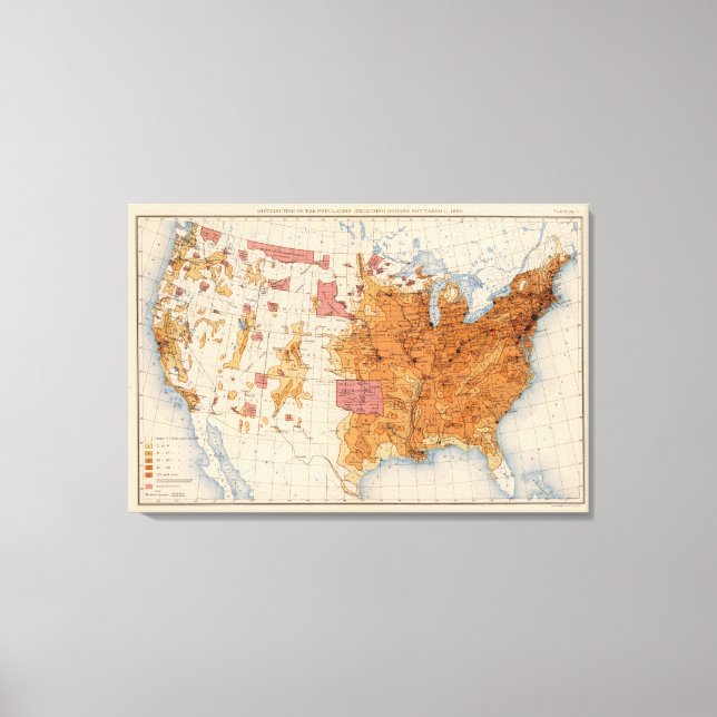 11 Population 1880 Canvastryck (Framsida)