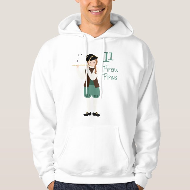 11 Rörledningar Hoodie (Framsida)