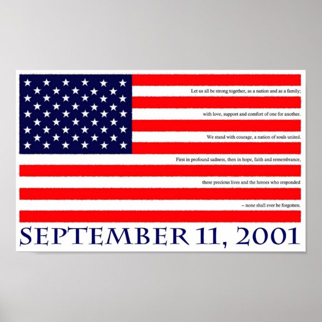 11 september 2001 poster (Framsidan)