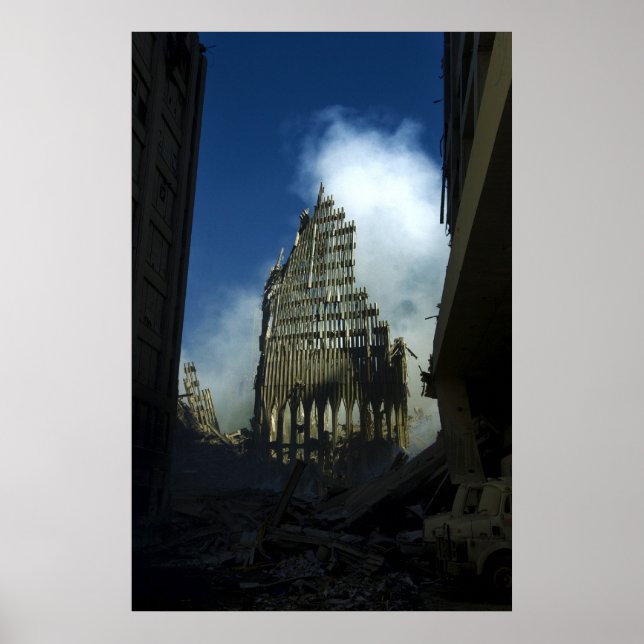 11 september 2001 World Trade Center finns kvar Poster (Framsidan)