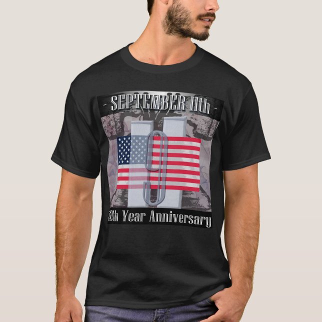 11 september-20 år t shirt (Framsida)